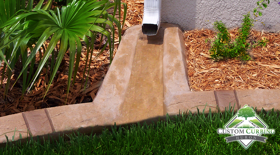 Slate Tile with Rain Drain